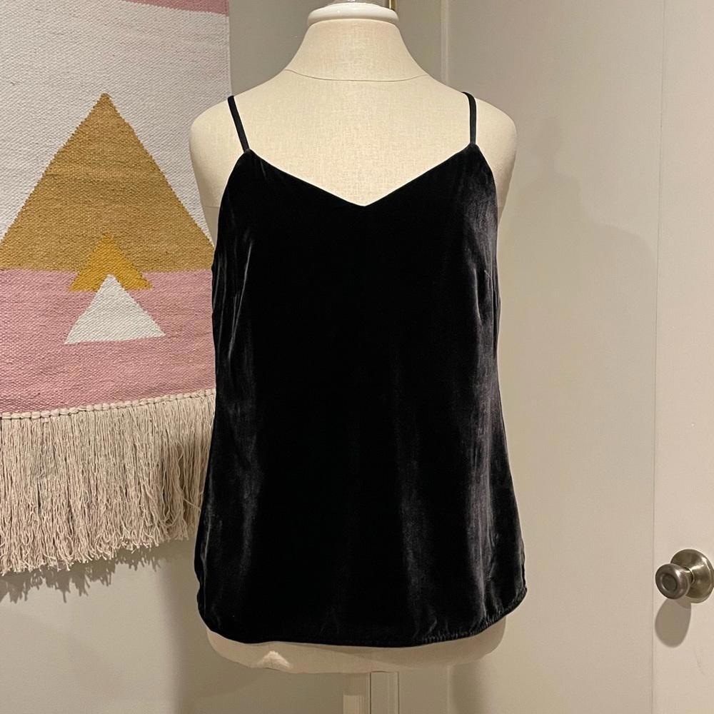 NWT- Banana Republic PETITE- Velvet/Silk Cami- Women's MP
